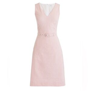 J.Crew Factory Belted Seersucker Dress